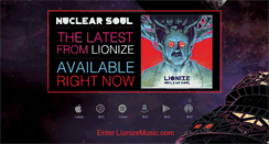 Desktop Screenshot of lionizemusic.com